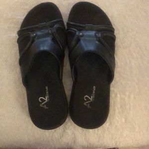 A2 by Aerosoles black sandals 6.5 M